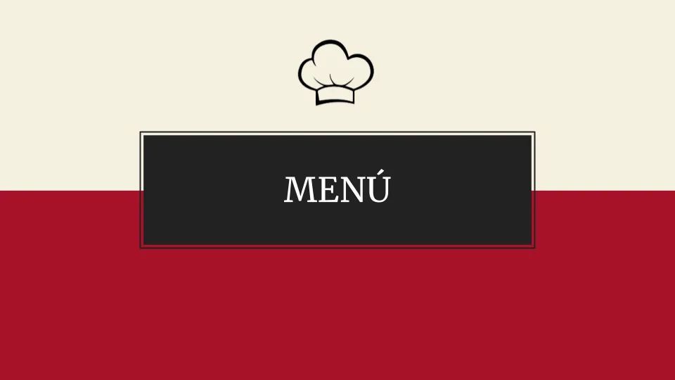 Menú